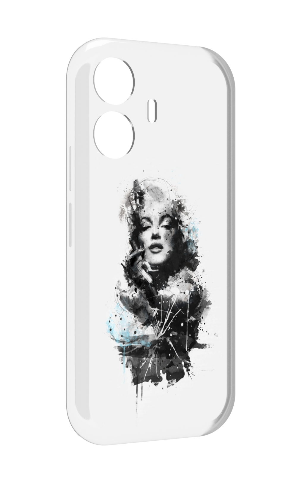 

Чехол MyPads Мерлин Монро загадочная женский для Vivo Y77E / Vivo iQOO Z6 Lite, Прозрачный, Tocco