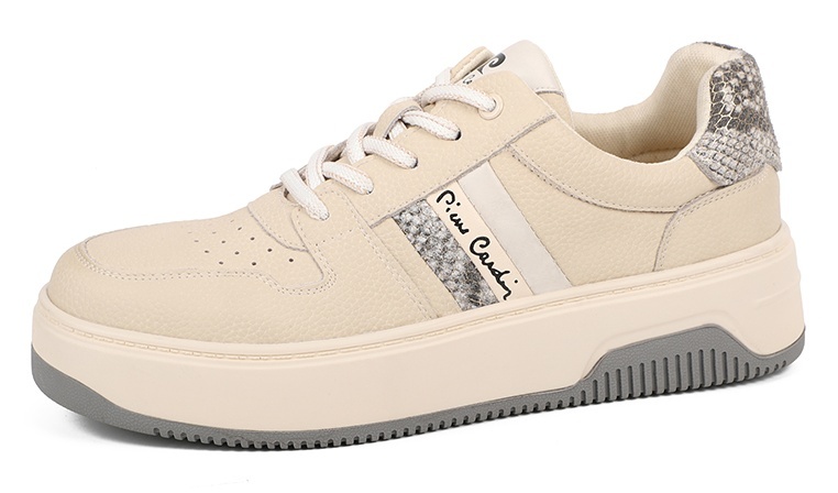 

Кеды женские Pierre Cardin 228951 бежевые 36 RU, Бежевый, 228951
