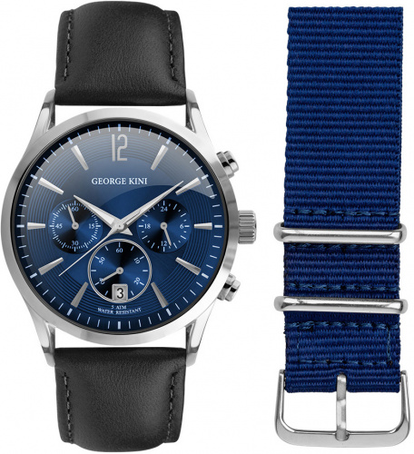 Наручные часы мужские George Kini GK.12.1.3S.16 черные/синие