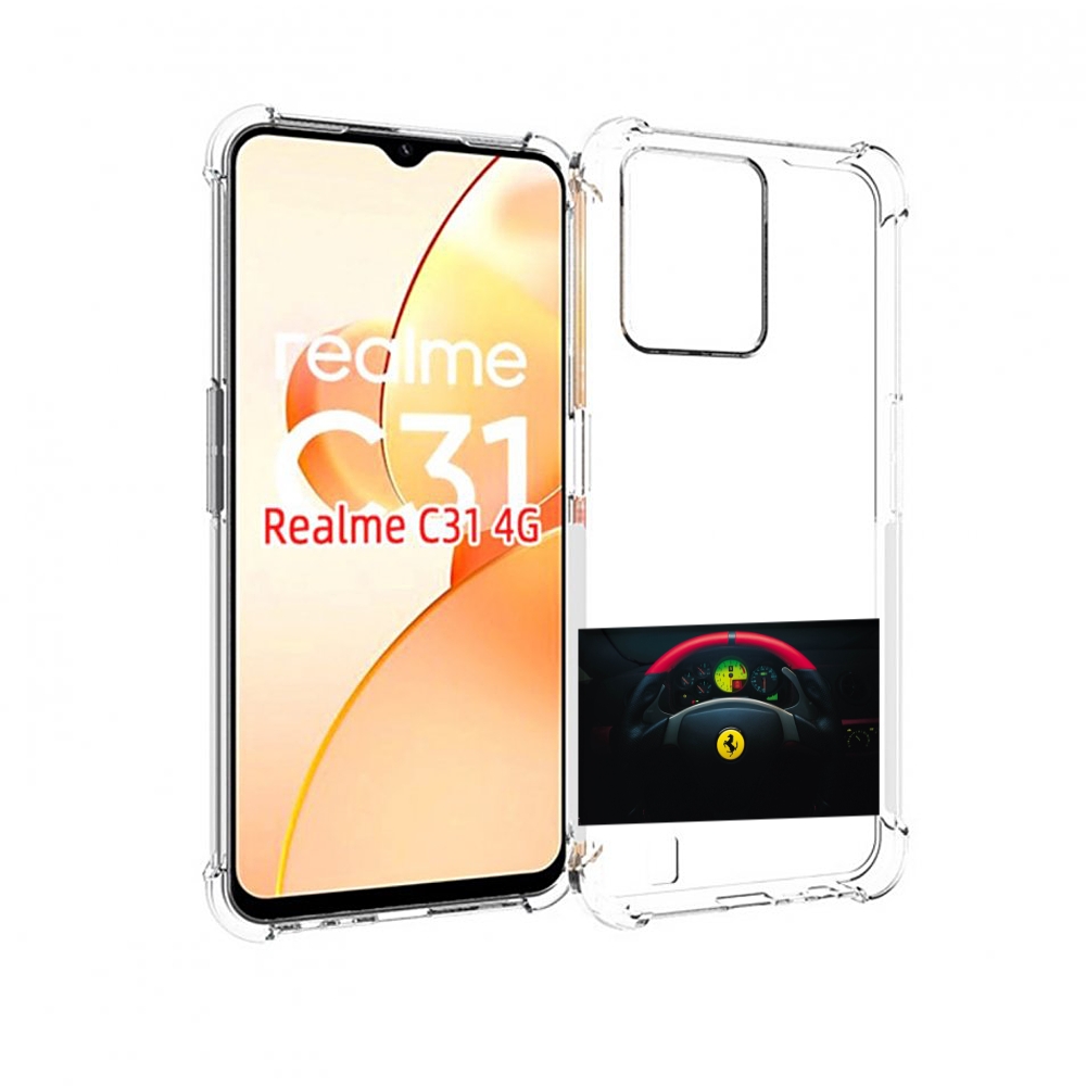 

Чехол MyPads ferrari 2 для OPPO Realme C31, Прозрачный, Tocco