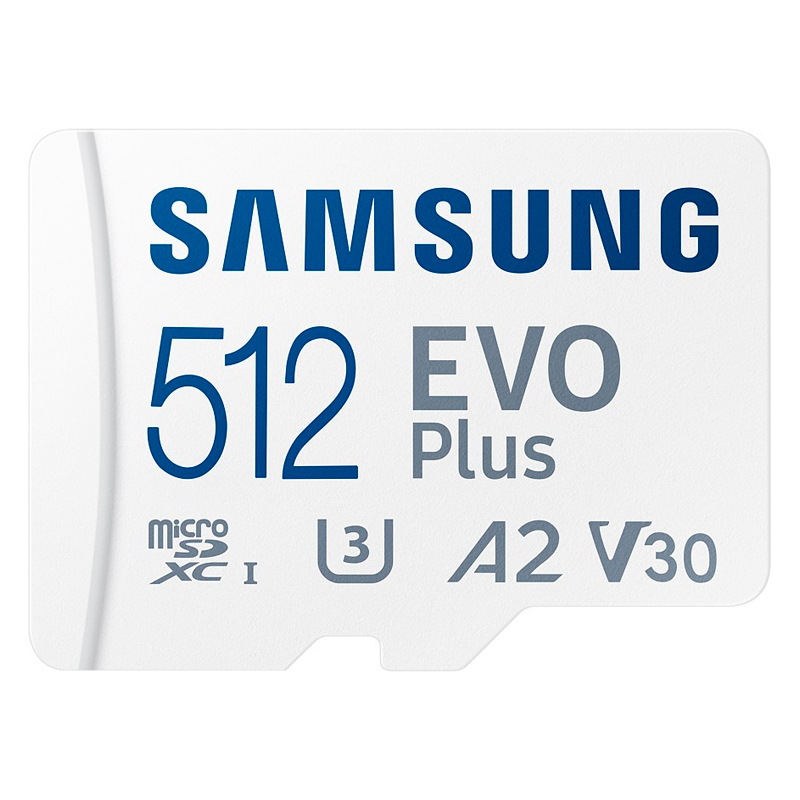 Карта памяти microSDXC UHS-I U3 Samsung EVO PLUS 512 ГБ 130 МБс Class 10 MB-MC512KA 6479₽