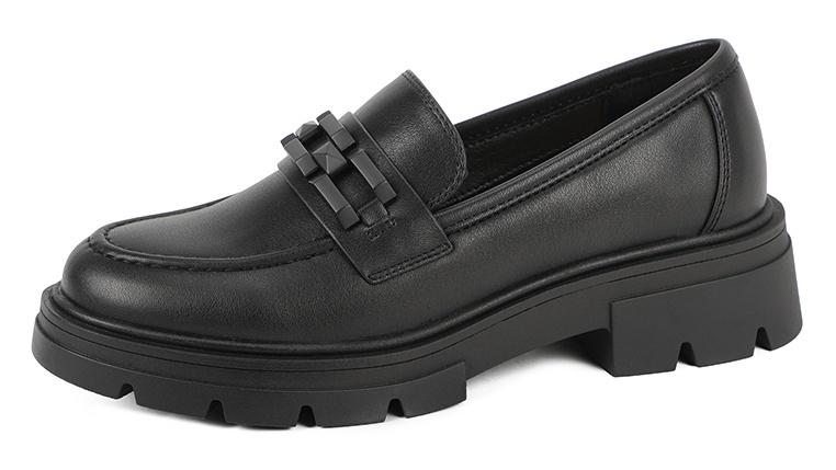 

Лоферы женские T.Taccardi 229279 черные 38 RU, Черный, 229279