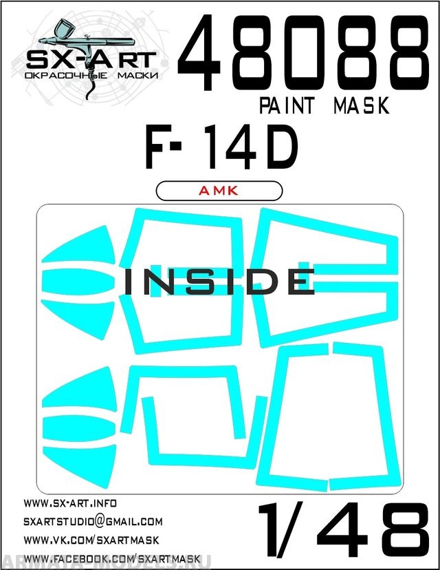 48088SX Окрасочная маска F-14D AMK