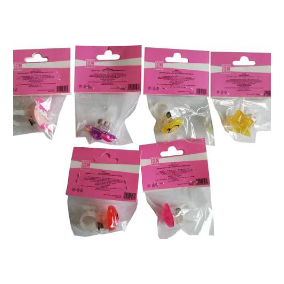 

Кольцо детское светящееся в ассортименте, Разноцветный