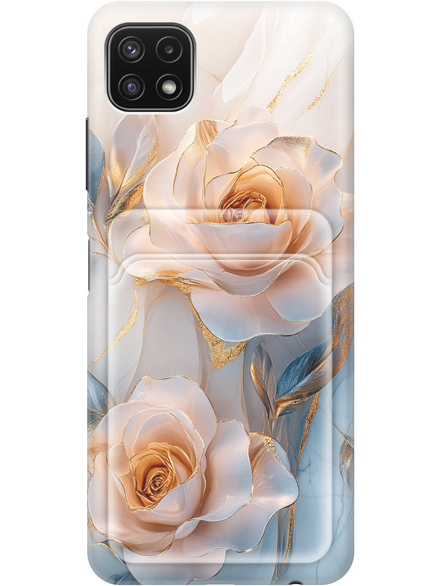 

Силиконовый чехол на Samsung Galaxy A22s 5G с принтом с карманом для карты 835748, Прозрачный;белый;оранжевый, 734082023