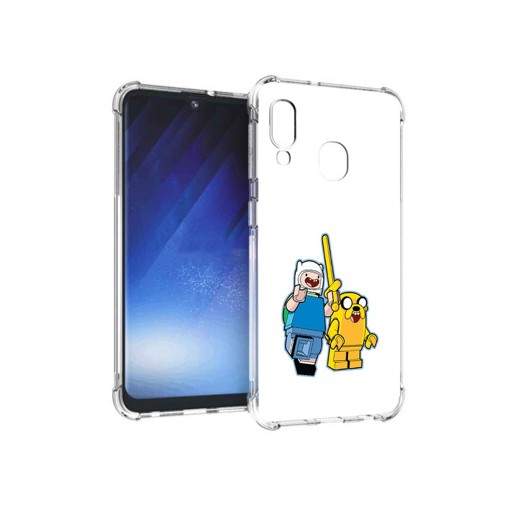 

Чехол MyPads Tocco для Samsung Galaxy A20e время приключений лего (PT133424.505.274), Прозрачный, Tocco