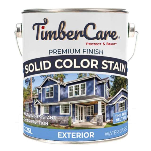 Покрытие суперстойкое кроющее TimberCare Solid Color Stain цвет Белый/ White base, банка 2 Покрытие суперстойкое кроющее TimberCare Solid Color Stain (цвет: Белый/ White base), банка 2,375л белый