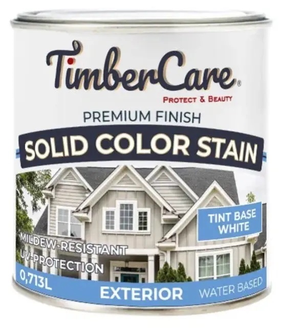 

Покрытие суперстойкое кроющее TimberCare Solid Color Stain цвет Белый/ White base, банка 0, Покрытие суперстойкое кроющее TimberCare Solid Color Stain (цвет: Белый/ White base), банка 0,713л