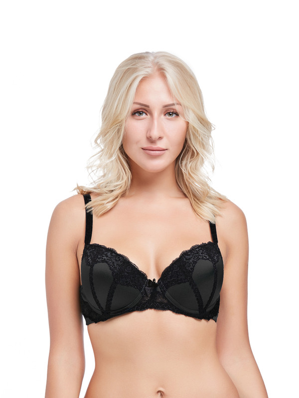 

Бюстгальтер женский Norddiva Jasmine 8122 черный, Jasmine 8122