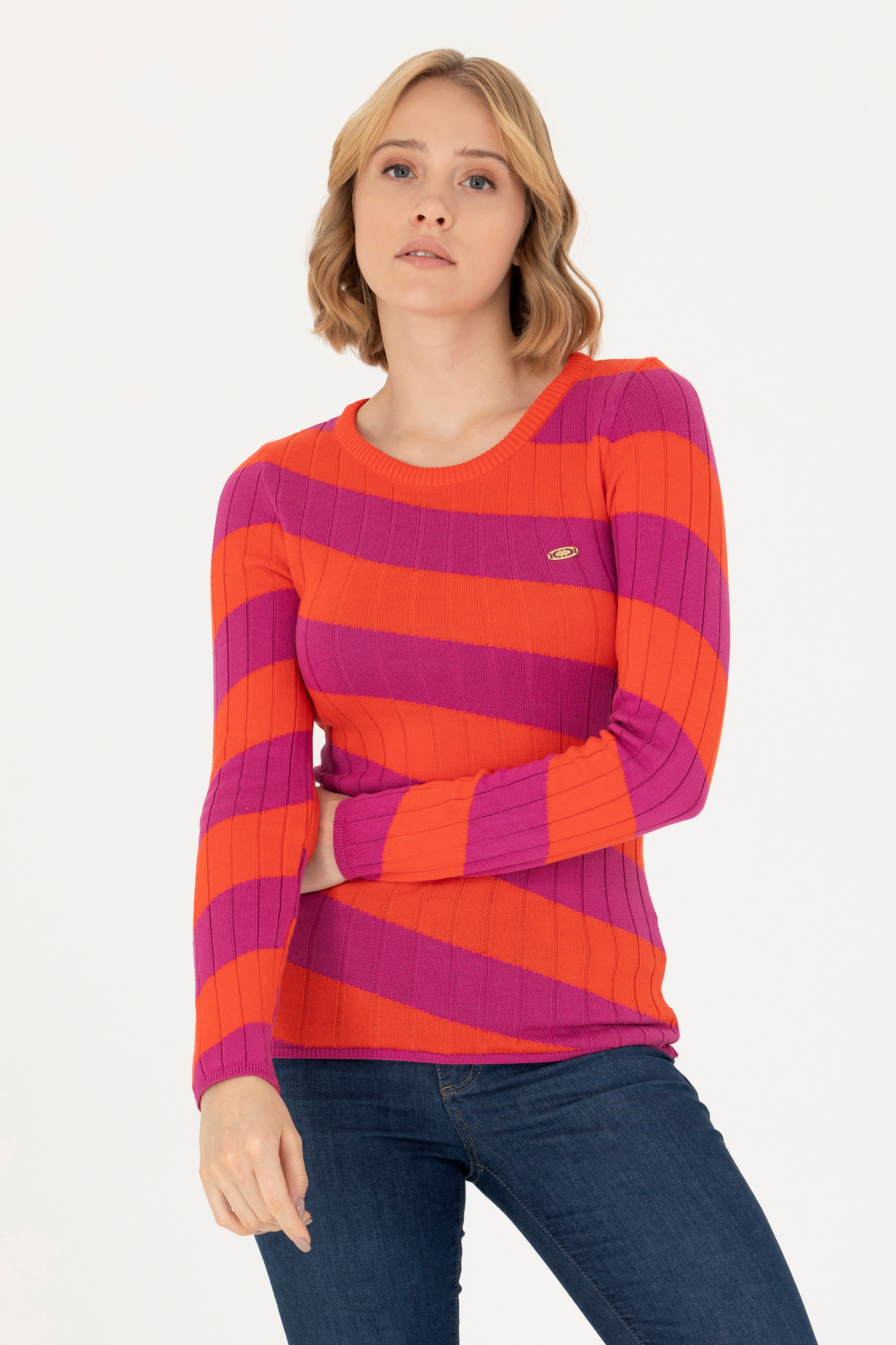 

Джемпер женский U.S. POLO Assn. G082SZ0TK0LONGE оранжевый L, G082SZ0TK0LONGE