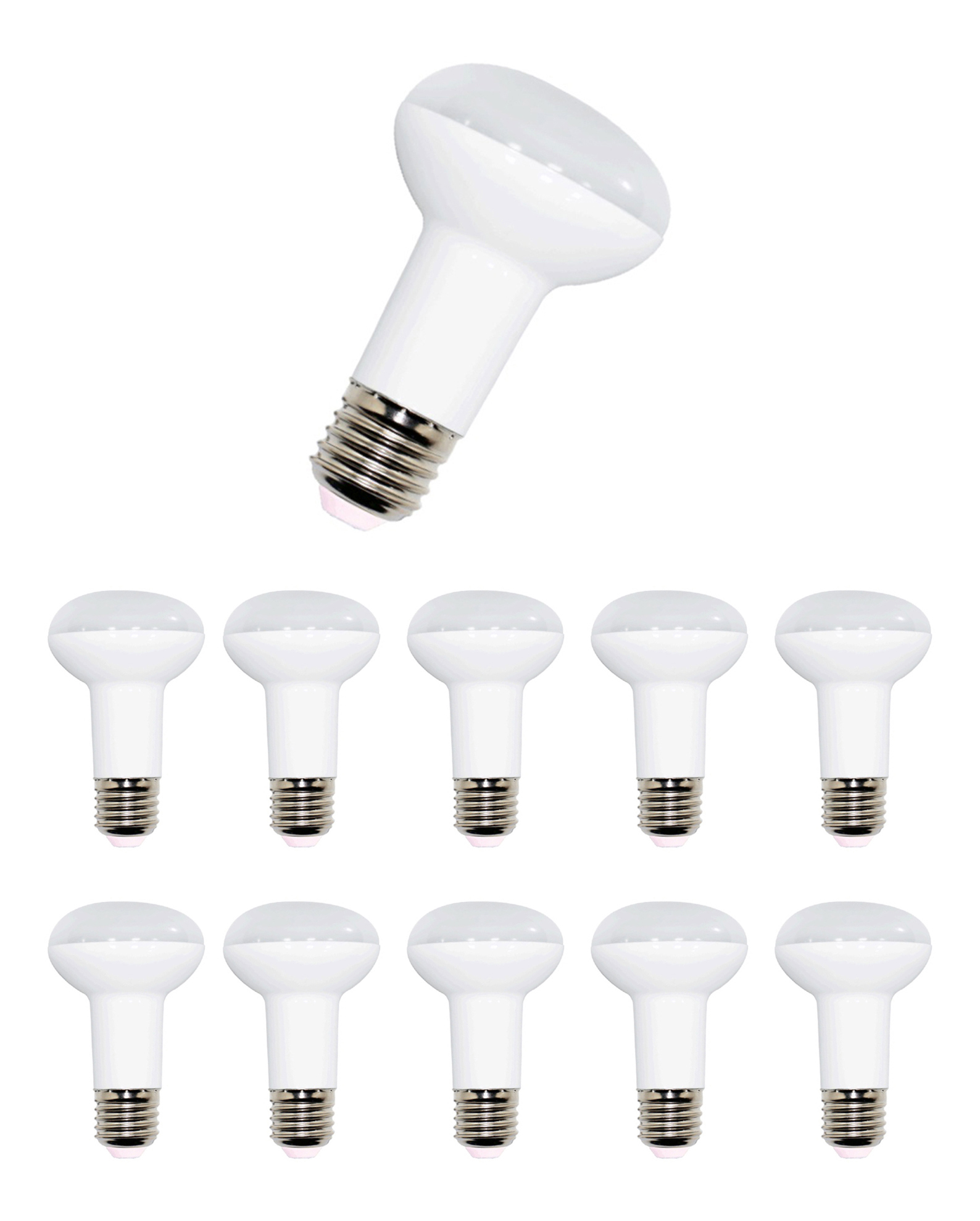 

Лампочка светодиодная Foton Lighting R63 E27 11Вт 220В 1000Лм 6400К Холодный белый 10шт, Рефлектор Гриб R63 E27 11Вт 220В 1000Лм 6400К