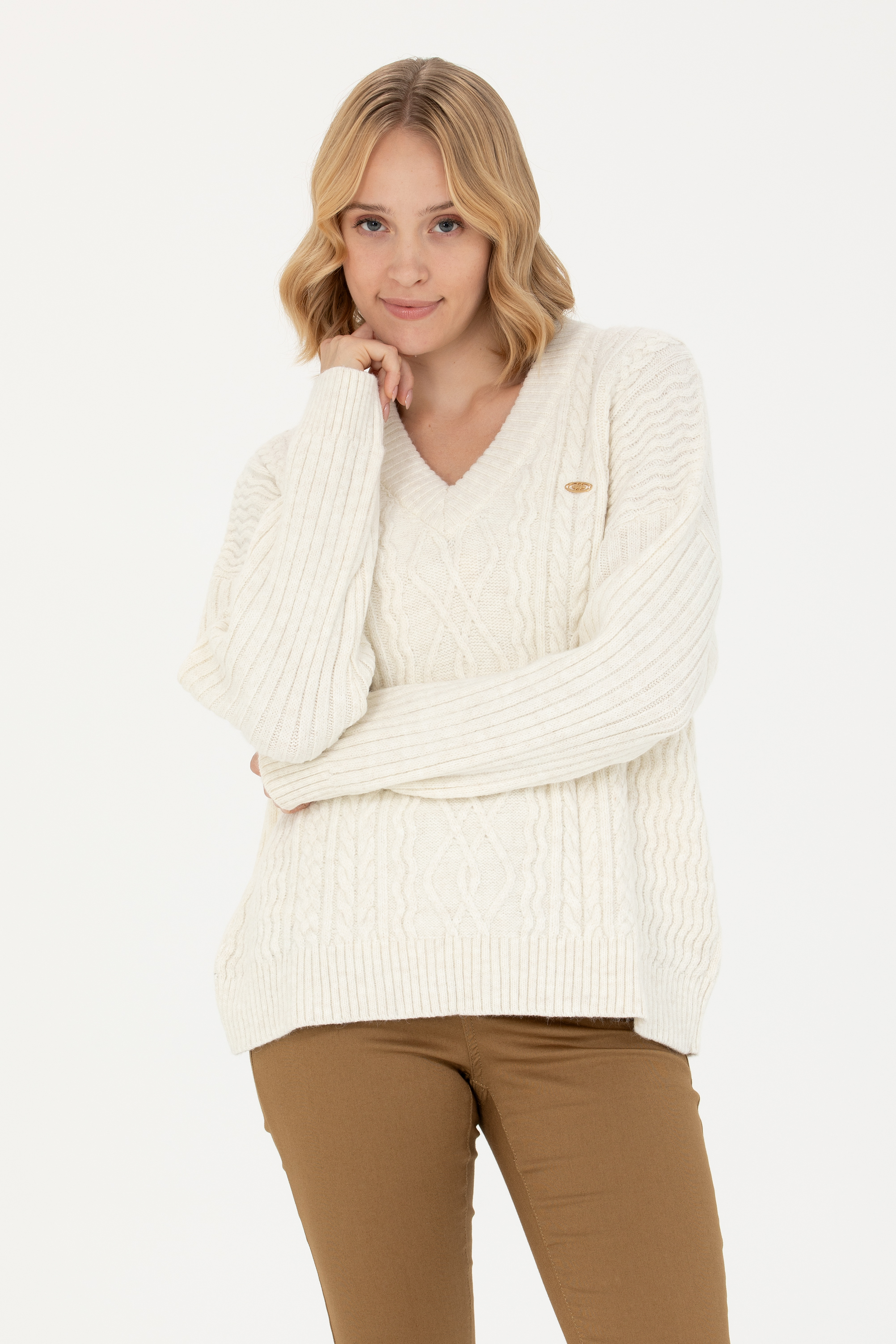 

Пуловер женский U.S. POLO Assn. G082SZ0TK0DOLY бежевый 2XL, G082SZ0TK0DOLY