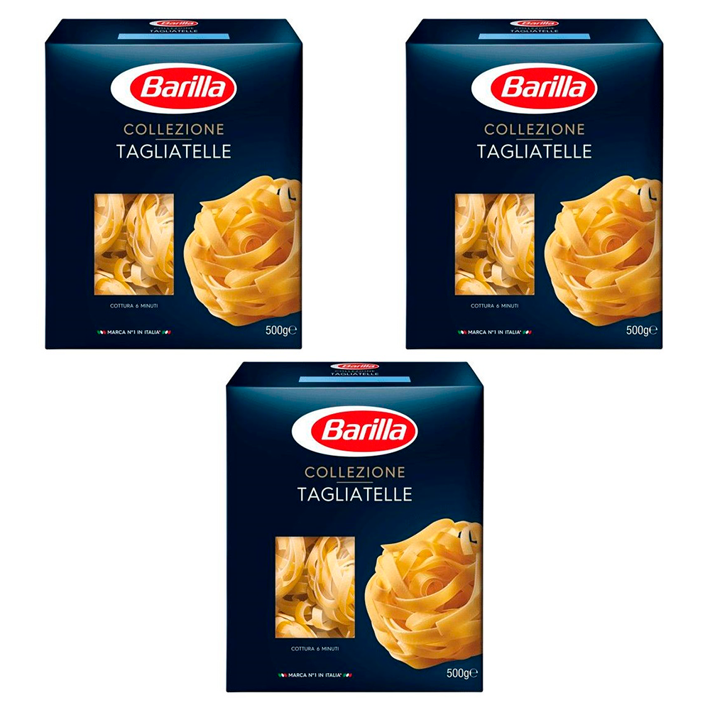 фото Гнезда barilla (тальятелле) 500 г 8076809523714 3 шт. combo