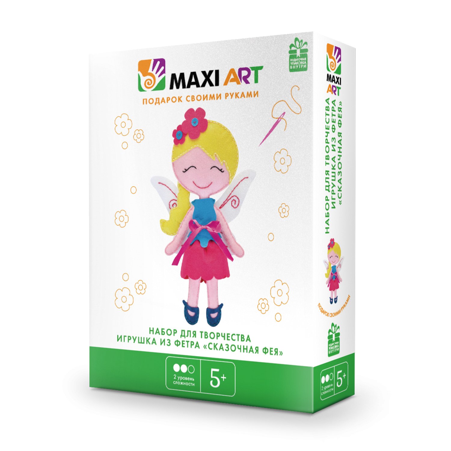 

Набор для творчества Maxi Art Игрушка из фетра Сказочная фея