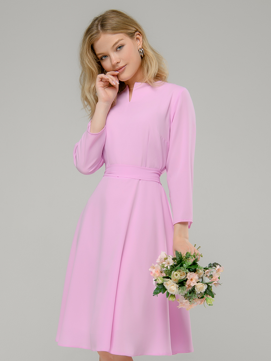 

Платье женское 1001dress 202762 розовое 48 RU, Розовый, 202762