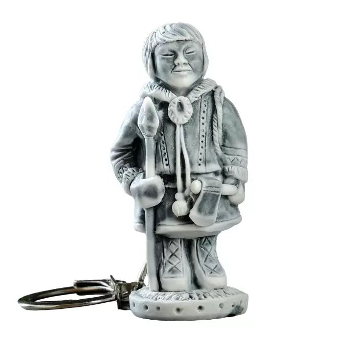 

Сувенир "Охотник с копьем и топором маленький" 6см Sima-Land, Серый