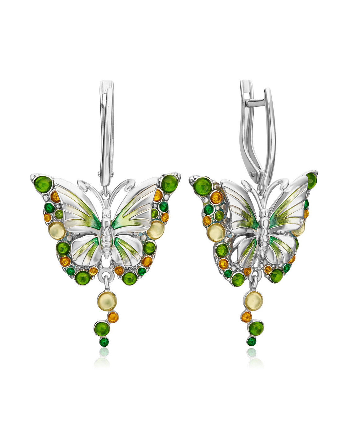 

Серьги из серебра без вставки PLATINA jewelry 02-4785-00-000-0200-68, 02-4785-00-000-0200-68