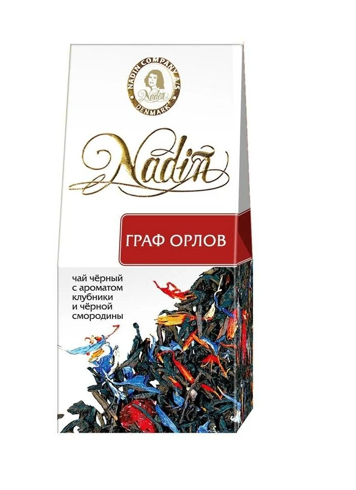 Чай черный Nadin листовой Граф Орлов, 50 г