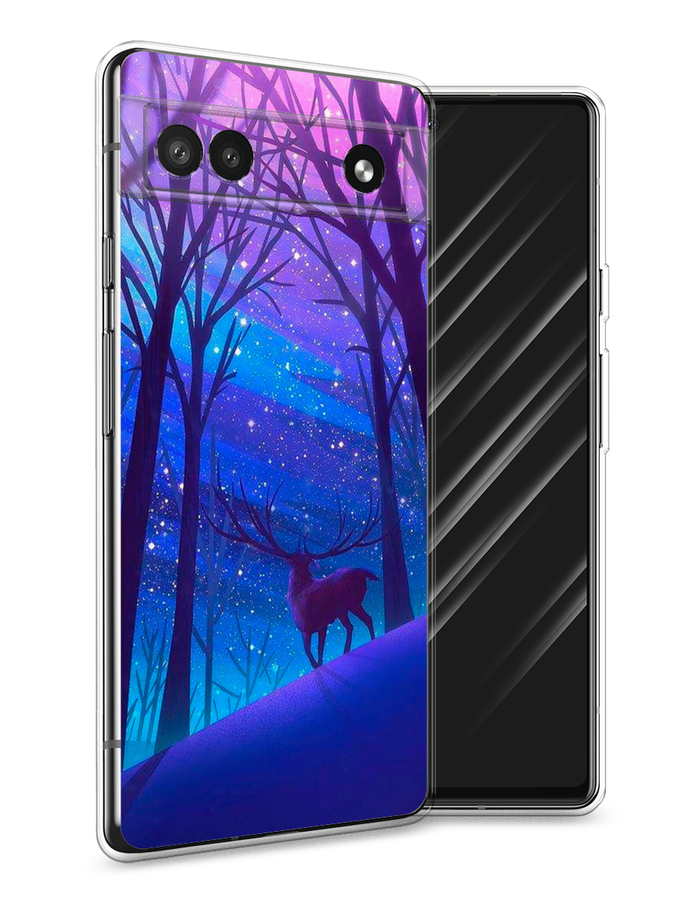 

Чехол Awog на Google Pixel 6A "Северный олень", Разноцветный, 271150-2