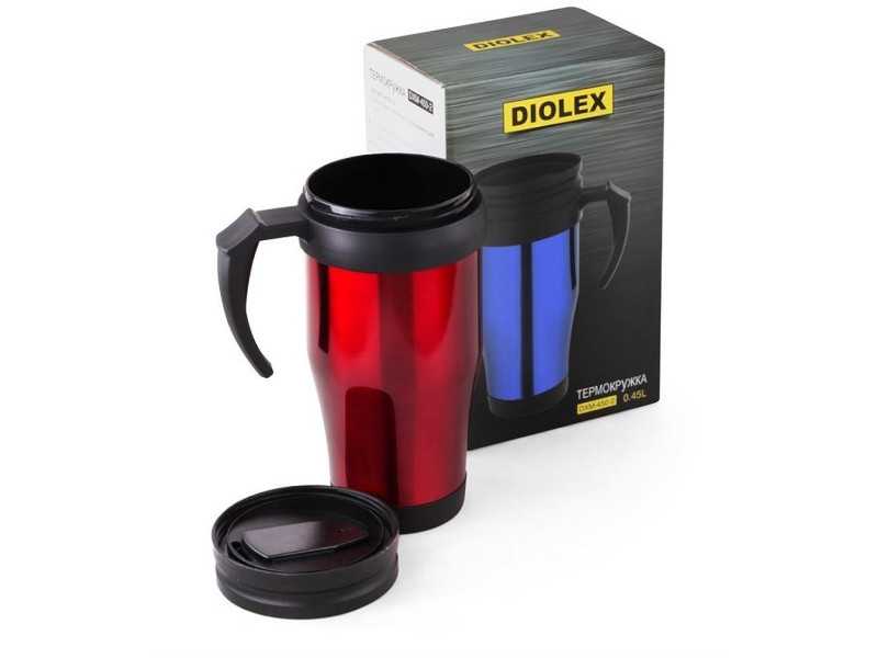 

Термокружка Diolex DXM-450-2R 450ml, Красный;синий