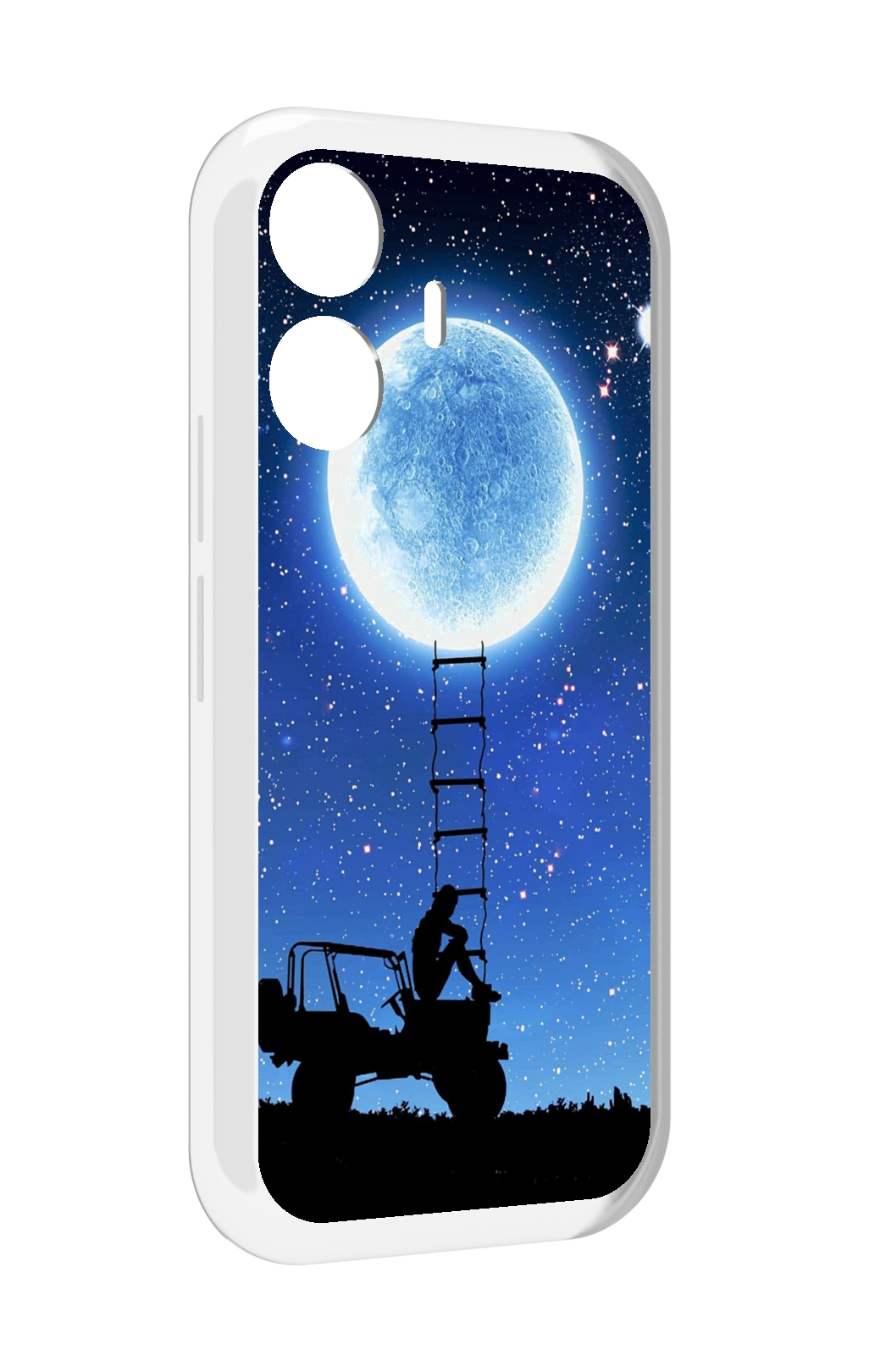 

Чехол MyPads Машина-на-лун для Vivo Y77E / Vivo iQOO Z6 Lite, Прозрачный, Tocco