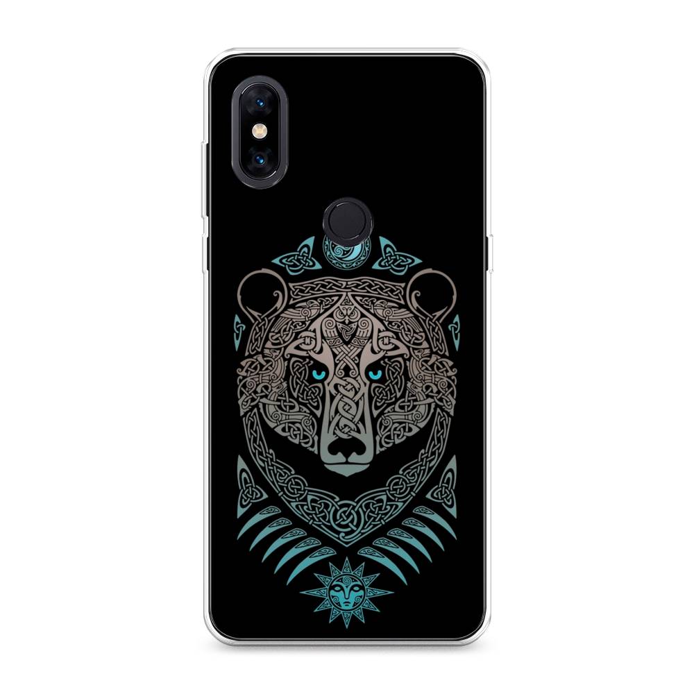 

Чехол Awog на Xiaomi Mi Mix 3 "Кельтский медведь", Разноцветный, 34950-2