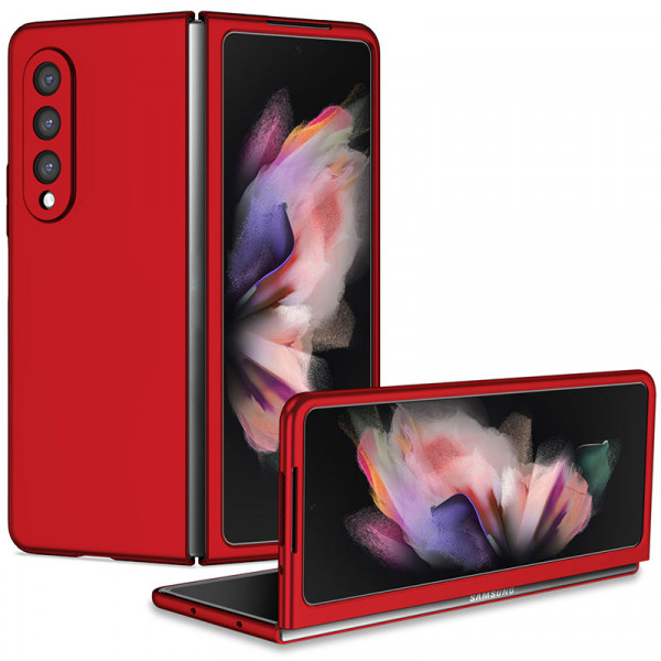 

Тонкий матовый чехол Matte Shield для Samsung Galaxy Z Fold 3, красный, Matte Shield