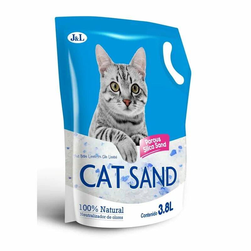 

Впитывающий наполнитель Cat Sand силикагелевый, 3,8 л