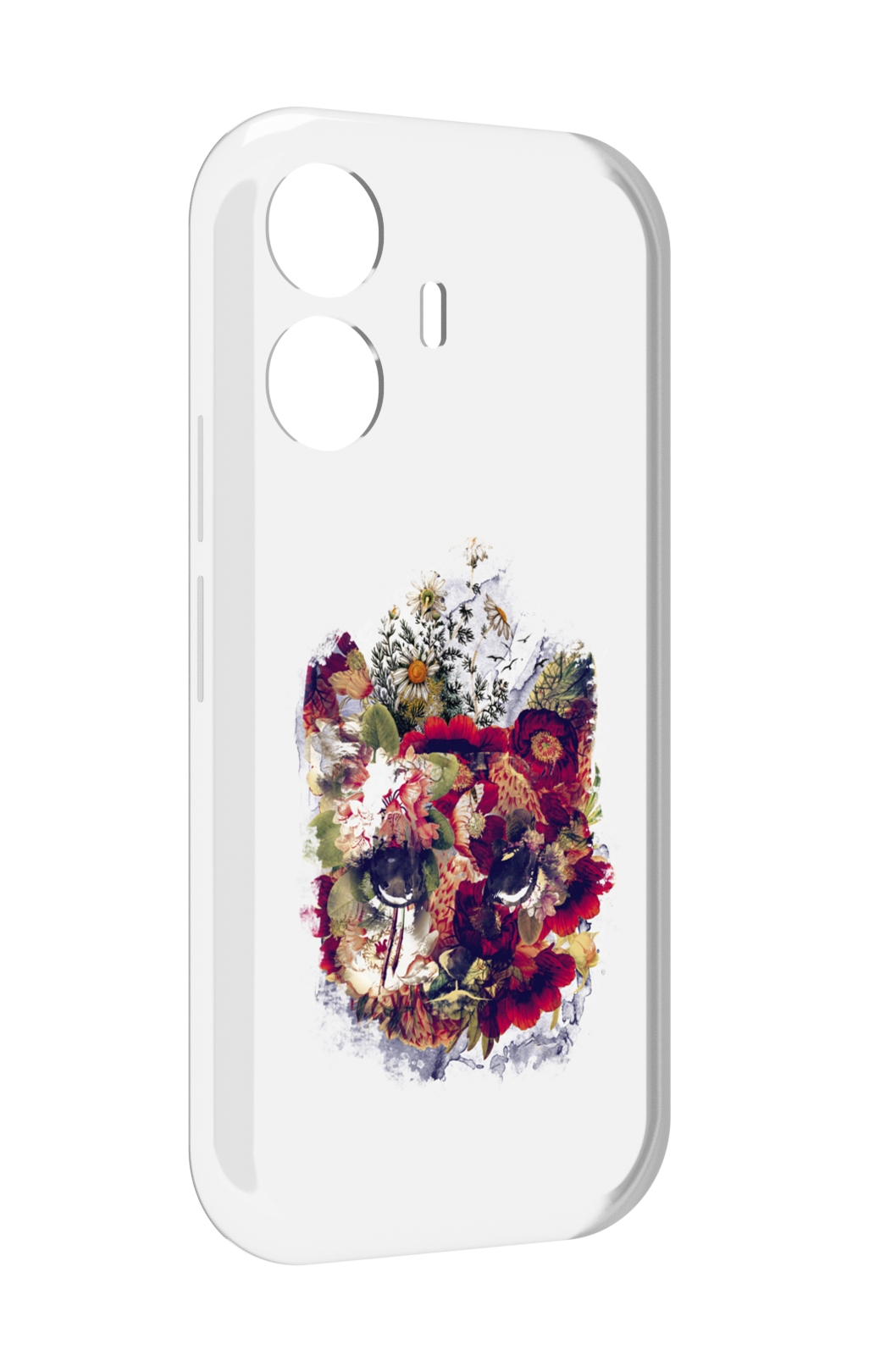 

Чехол MyPads Лиса в цветах-2 для Vivo Y77E / Vivo iQOO Z6 Lite, Прозрачный, Tocco