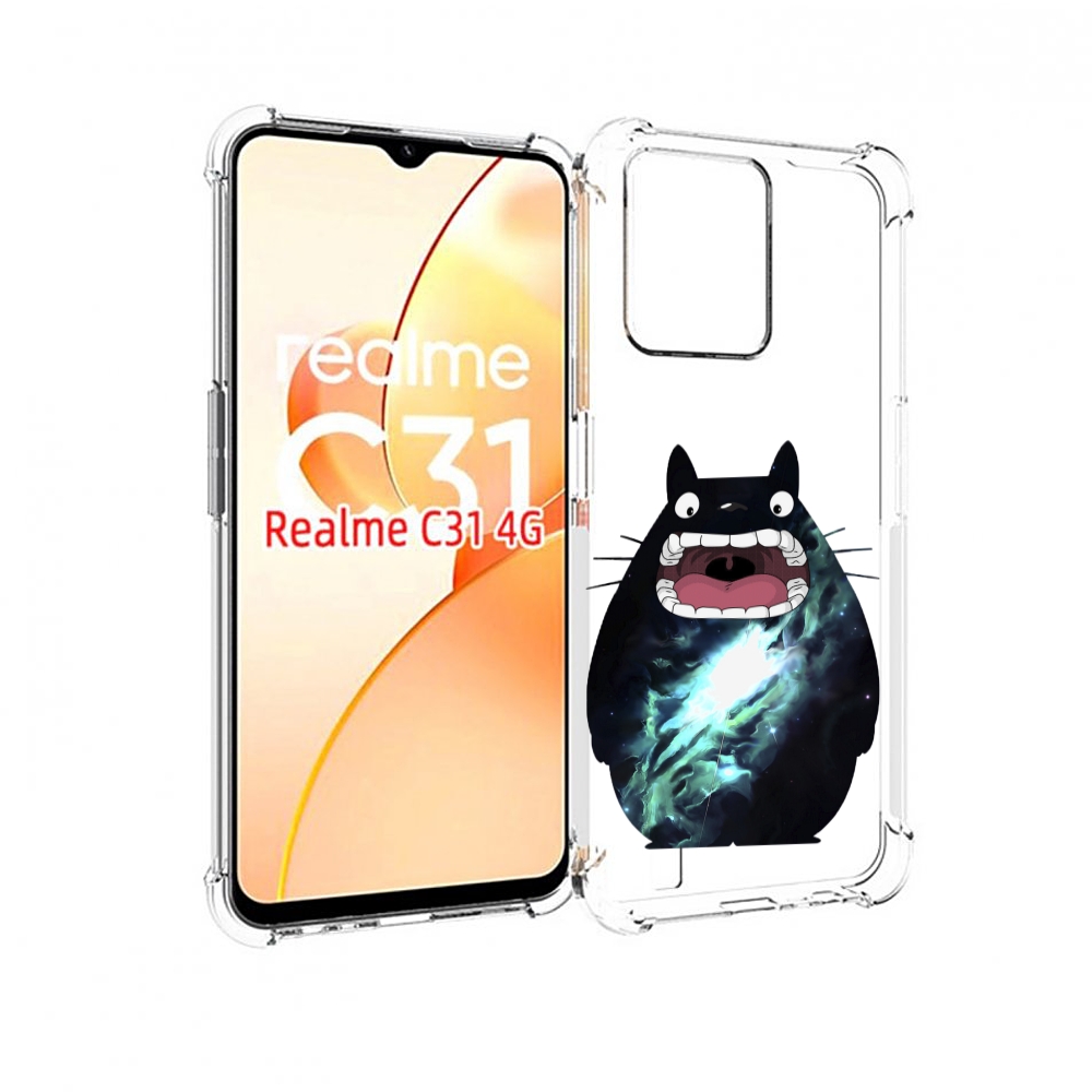

Чехол MyPads тоторо для OPPO Realme C31, Прозрачный, Tocco