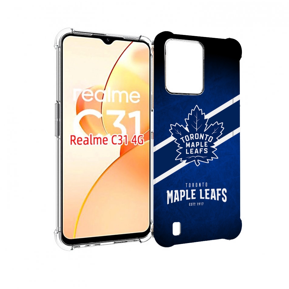 

Чехол MyPads торонто-меипл-лифс для OPPO Realme C31, Прозрачный, Tocco