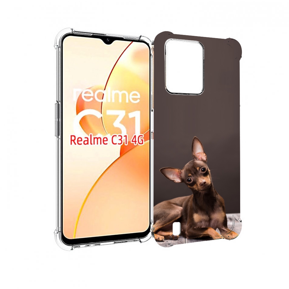 

Чехол MyPads тои терьер для OPPO Realme C31, Прозрачный, Tocco
