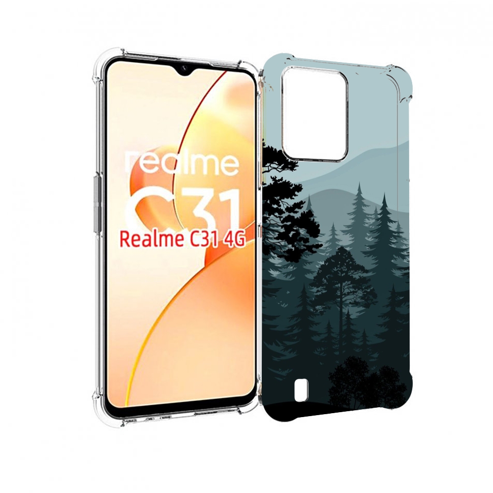 

Чехол MyPads темный лесочек для OPPO Realme C31, Прозрачный, Tocco