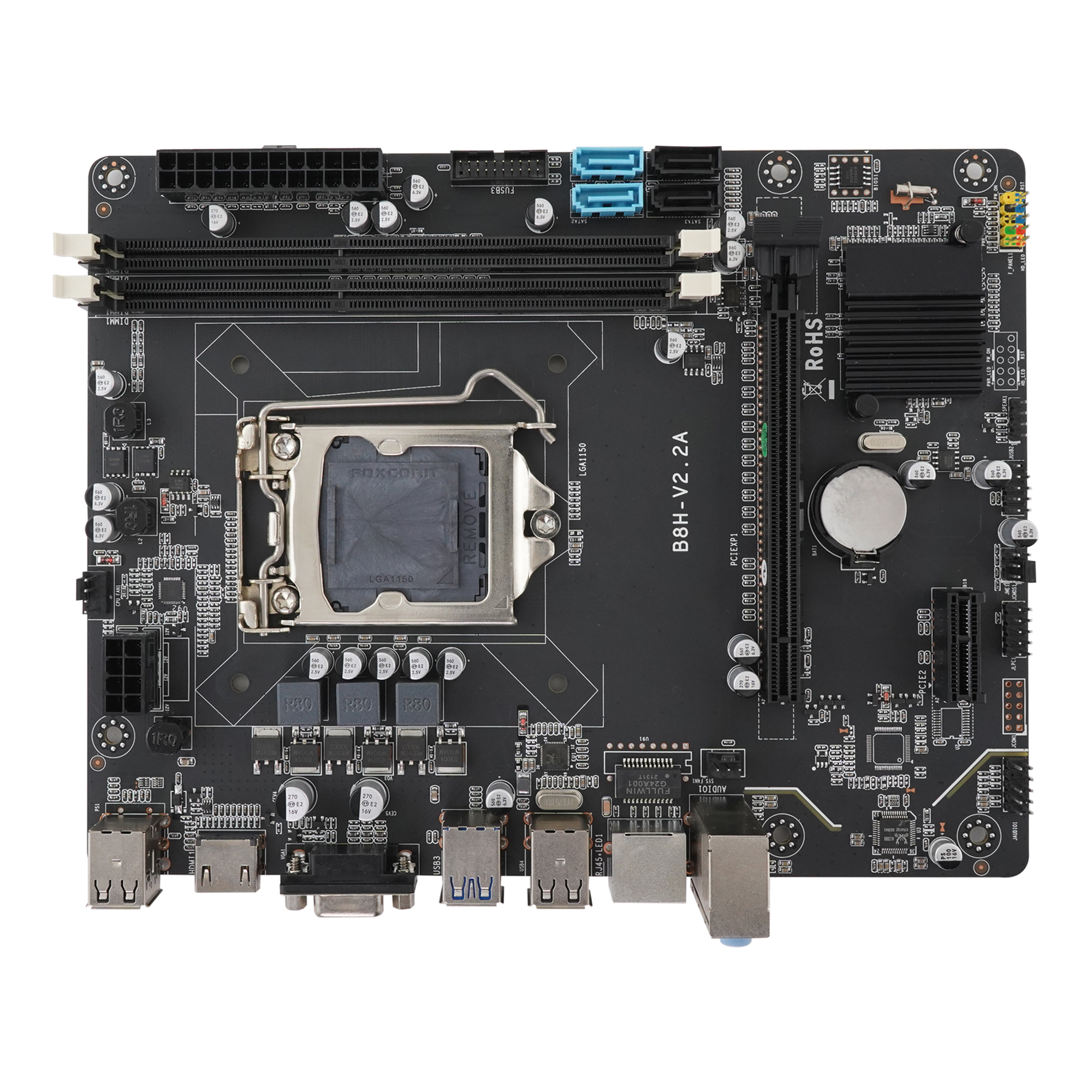 фото Материнская плата azerty lga1150 h81 microatx oem