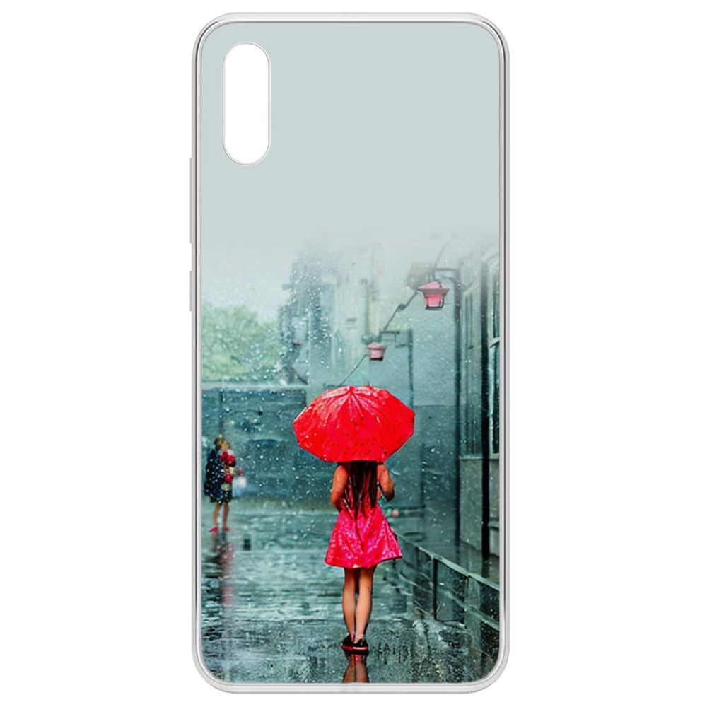 

Чехол-накладка Krutoff Clear Case Красный зонтик для Xiaomi Redmi 9A, Прозрачный
