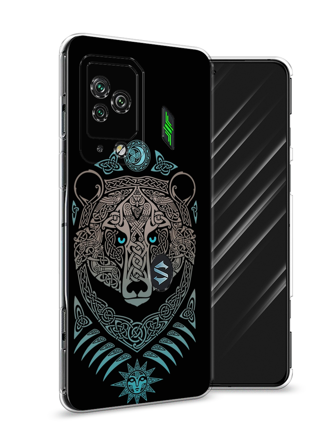 

Чехол Awog на Xiaomi Black Shark 5 Pro "Кельтский медведь", Разноцветный, 314150-2