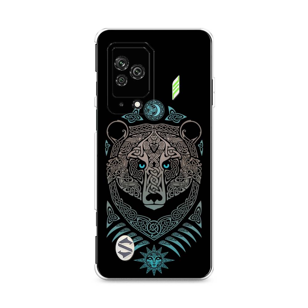 

Чехол Awog на Xiaomi Black Shark 5 "Кельтский медведь", Разноцветный, 314050-2