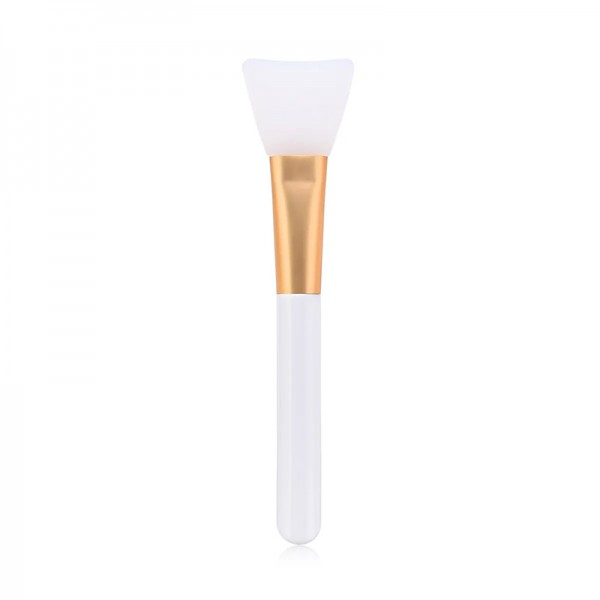 Кисть-лопатка силиконовая для нанесения масок и кремов от Kinsey Beauty белый цвет