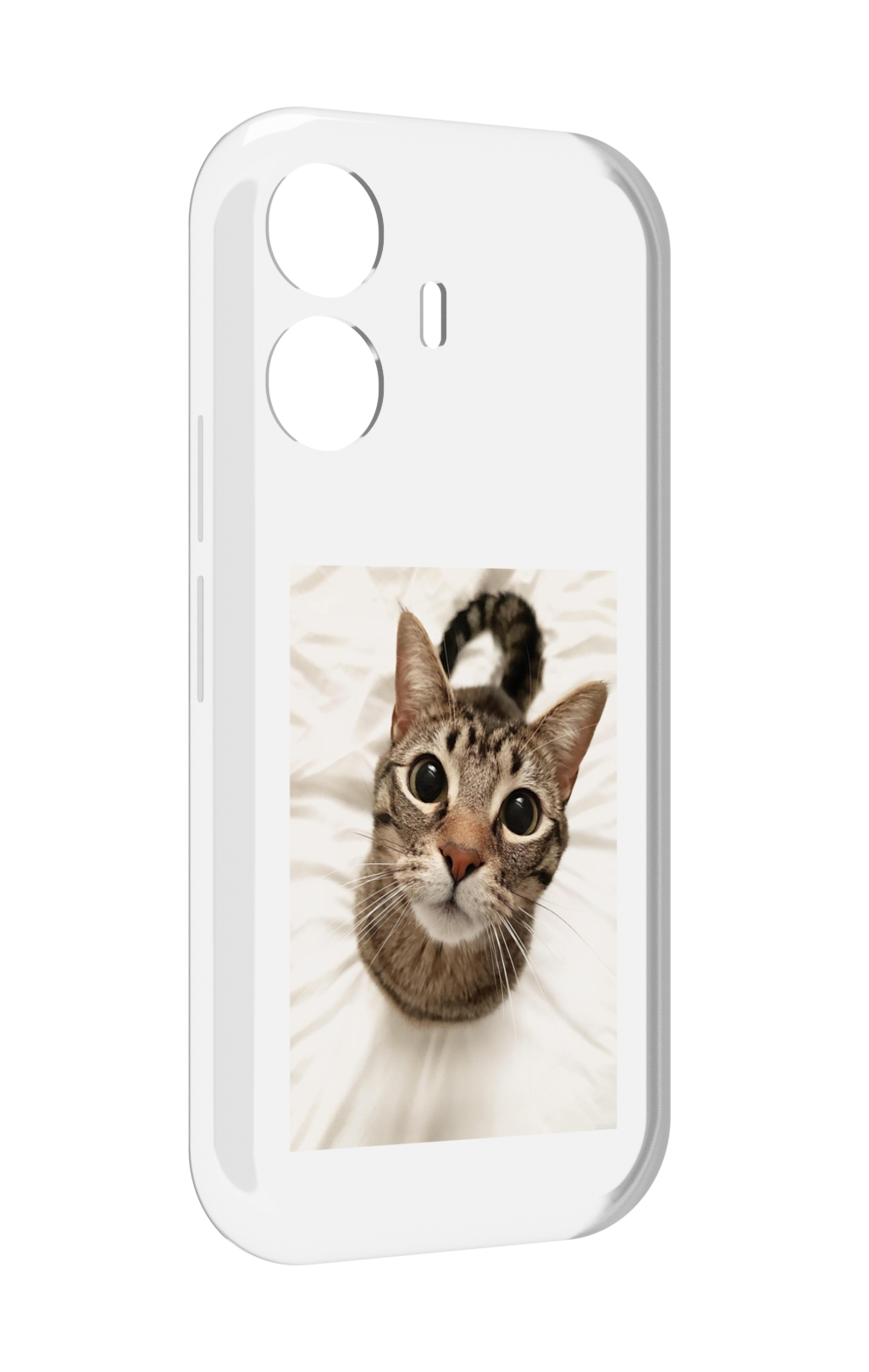 

Чехол MyPads Котик для Vivo Y77E / Vivo iQOO Z6 Lite, Прозрачный, Tocco