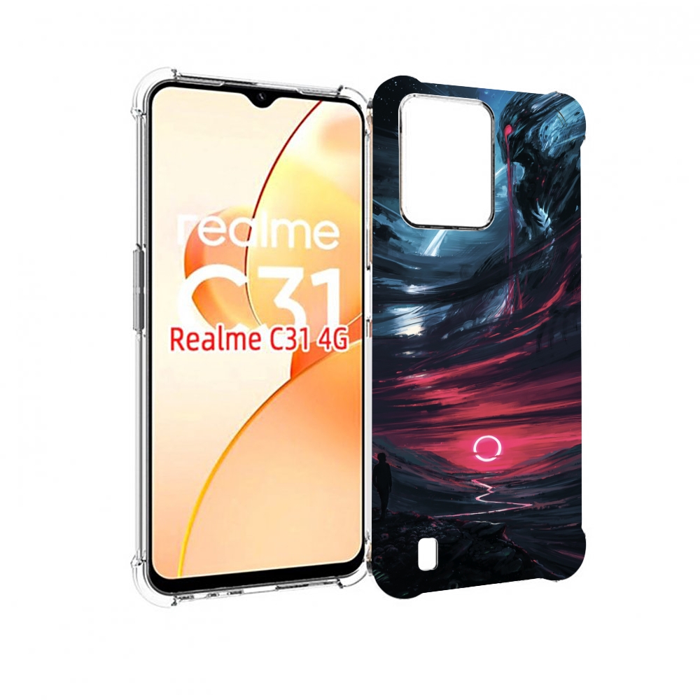 

Чехол MyPads страшный мир для OPPO Realme C31, Прозрачный, Tocco