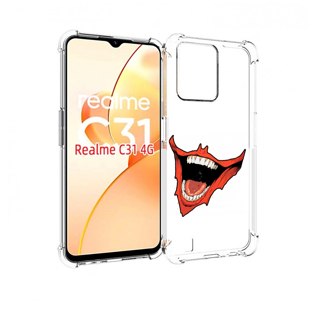 

Чехол MyPads страшная-улыбка для OPPO Realme C31, Прозрачный, Tocco