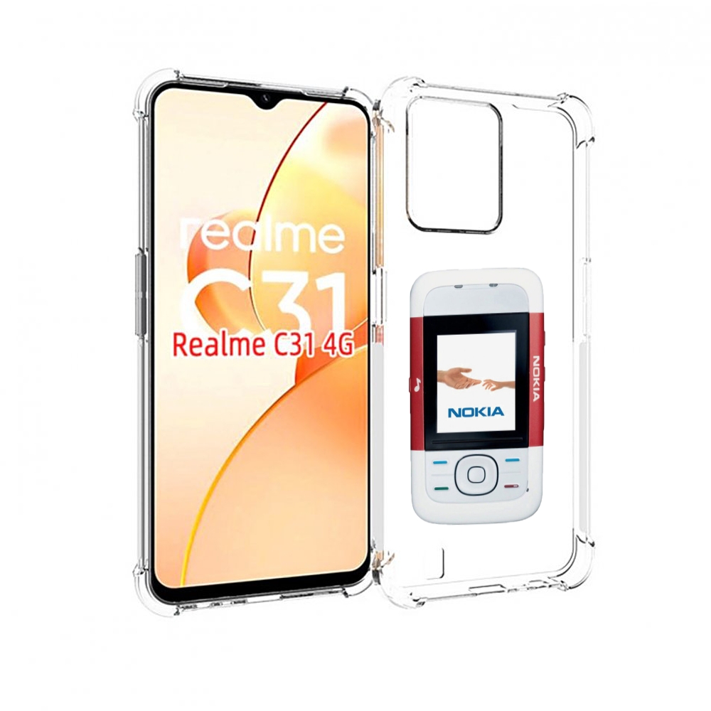 

Чехол MyPads старая нокия для OPPO Realme C31, Прозрачный, Tocco