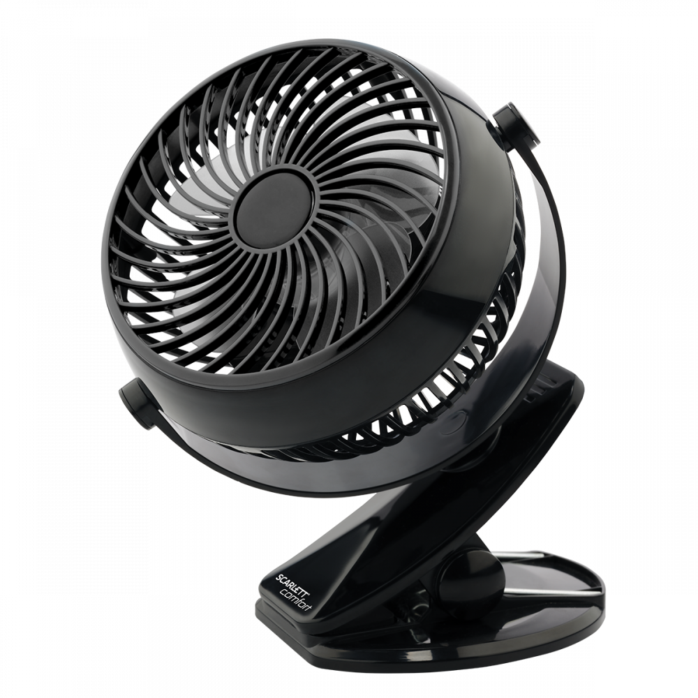 Вентилятор настольный Scarlett SC-DF111S10 черный вентилятор настольный nobrand arctic cool ultra pro белый