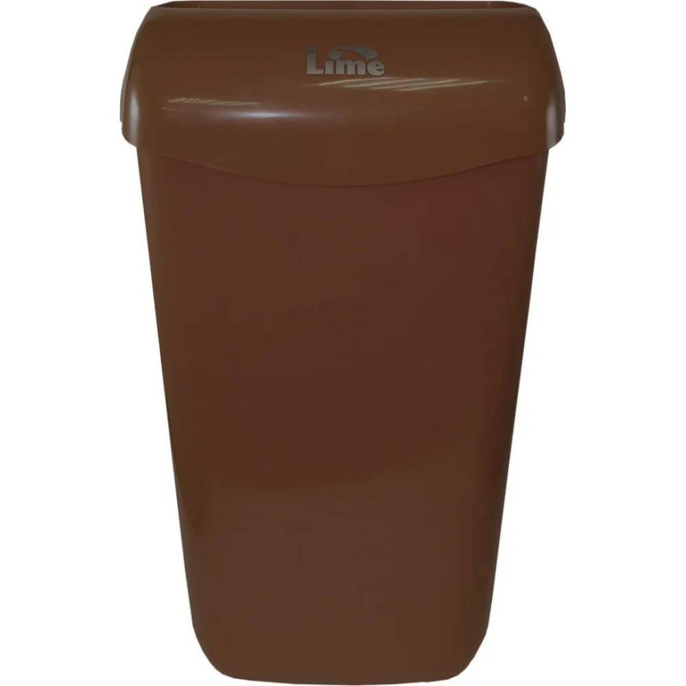 LIME Корзина для мусора 11л., подвесная, с держателем мешка, коричневая, 974115