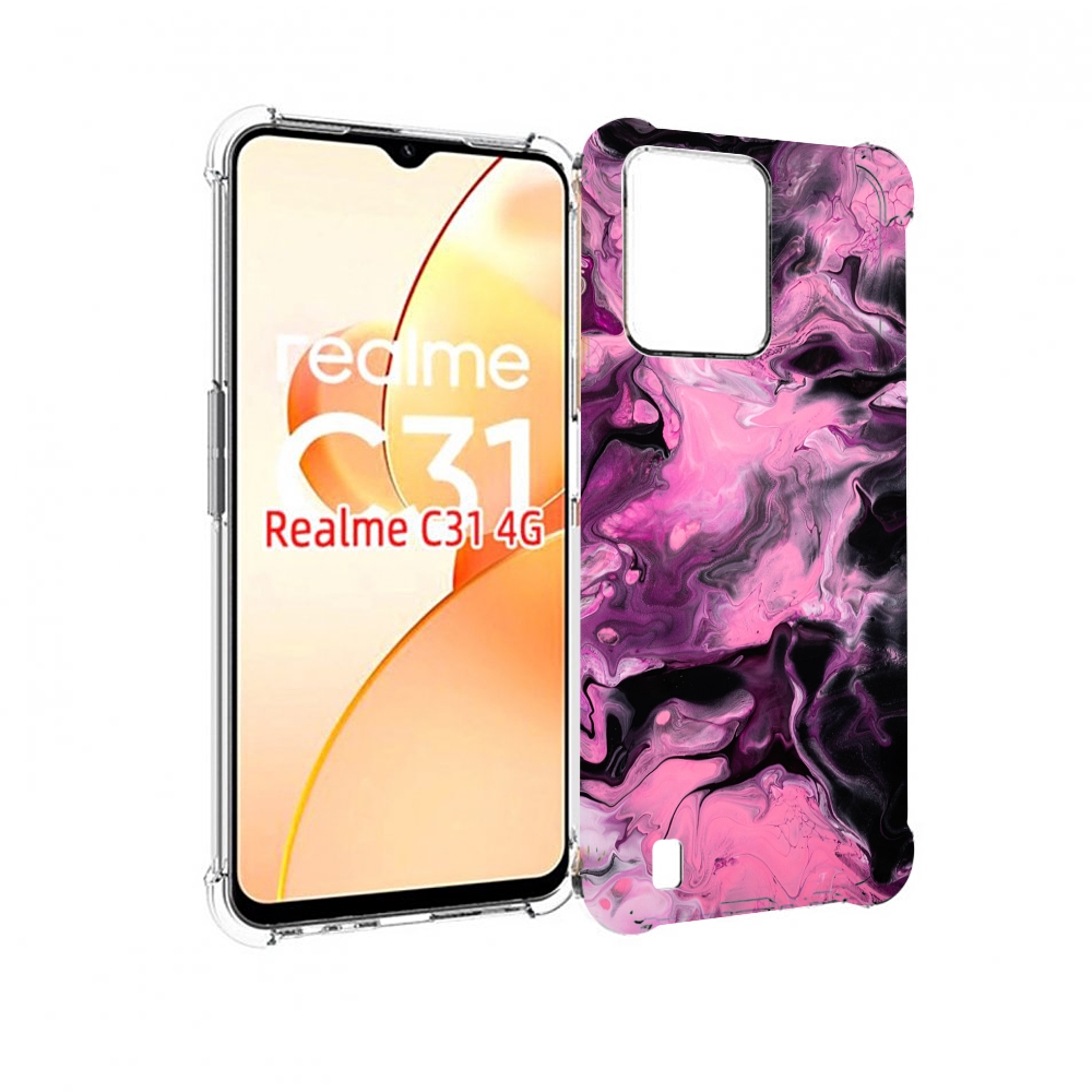 

Чехол MyPads смешивание-фиолетового для OPPO Realme C31, Прозрачный, Tocco
