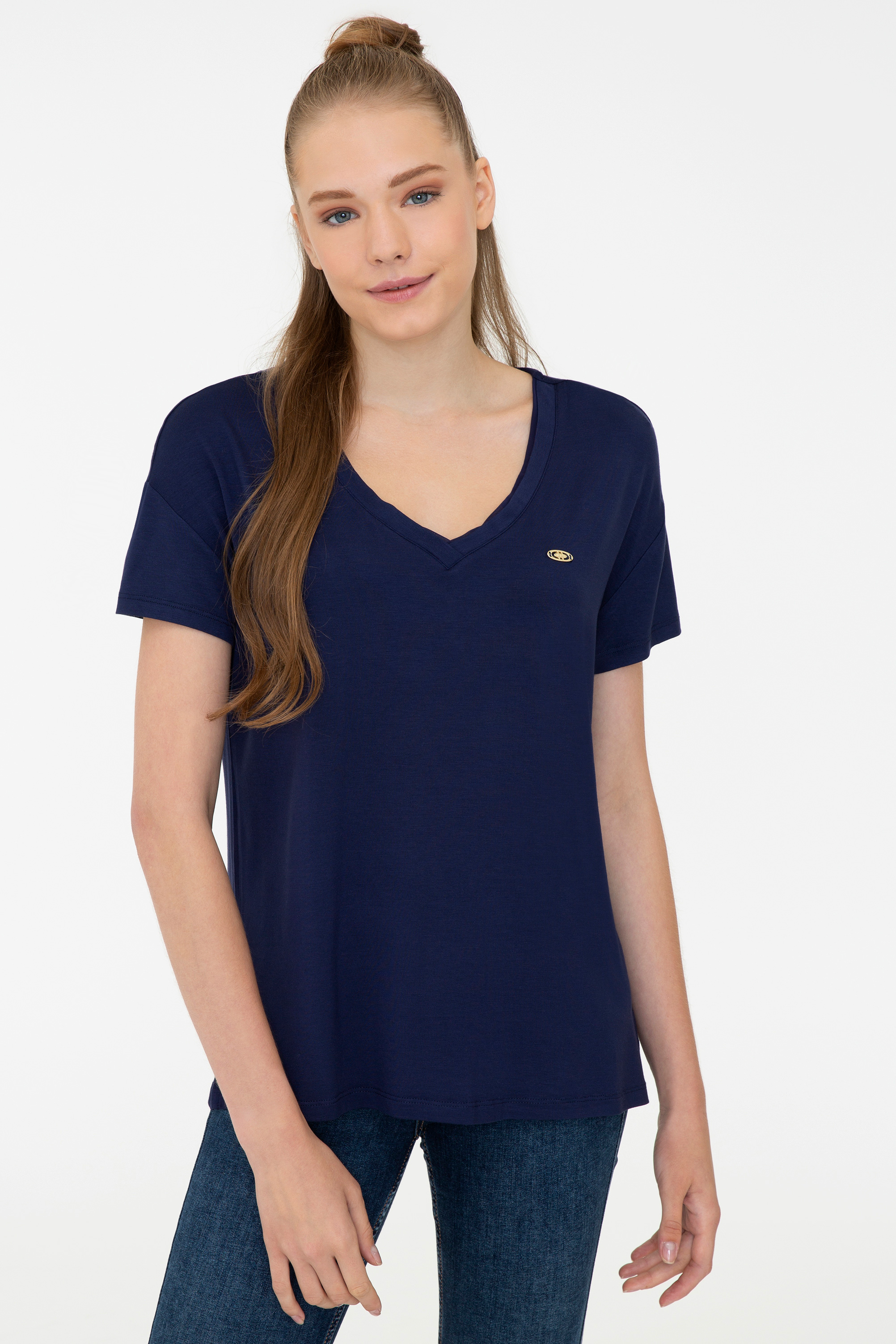 

Футболка женская U.S. POLO Assn. G082SZ0110DLENDAR синяя XS, Синий, G082SZ0110DLENDAR