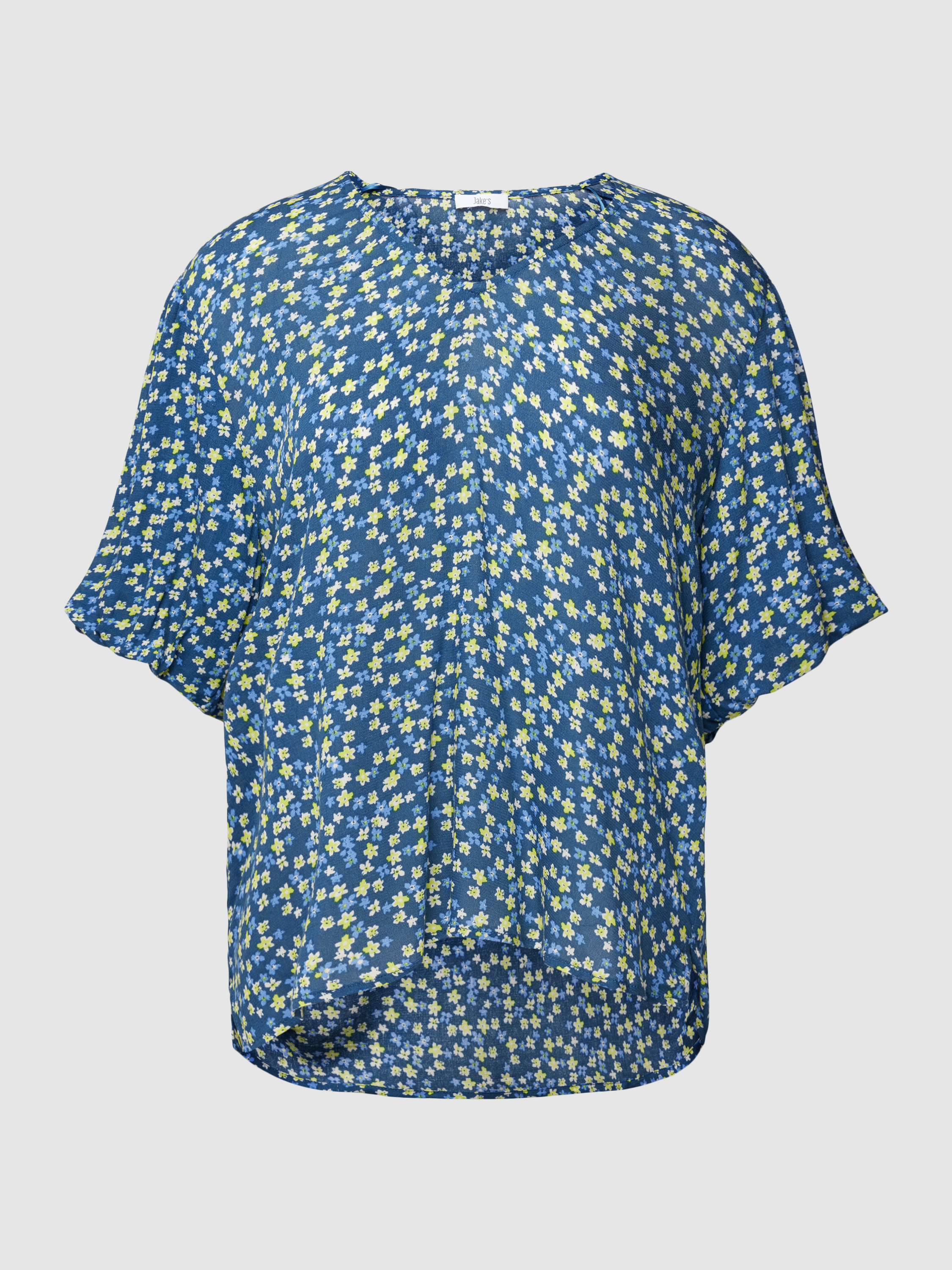 

Блуза женская Jake's Casual 1798945 синяя 42 (доставка из-за рубежа), Синий, 1798945