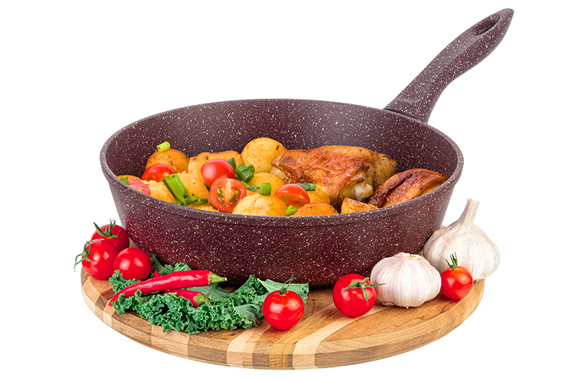 

Сковорода глубокая Elan Gallery ГАРМОНИЯ ВКУСА Рубин 26 см, с несъёмной ручкой, Красный, Elan Gallery-75