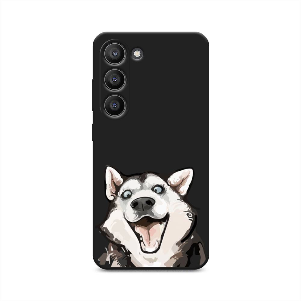 

Чехол Awog на Samsung Galaxy S23 5G "Радостный хаски", Белый;голубой;черный, 2107352-1
