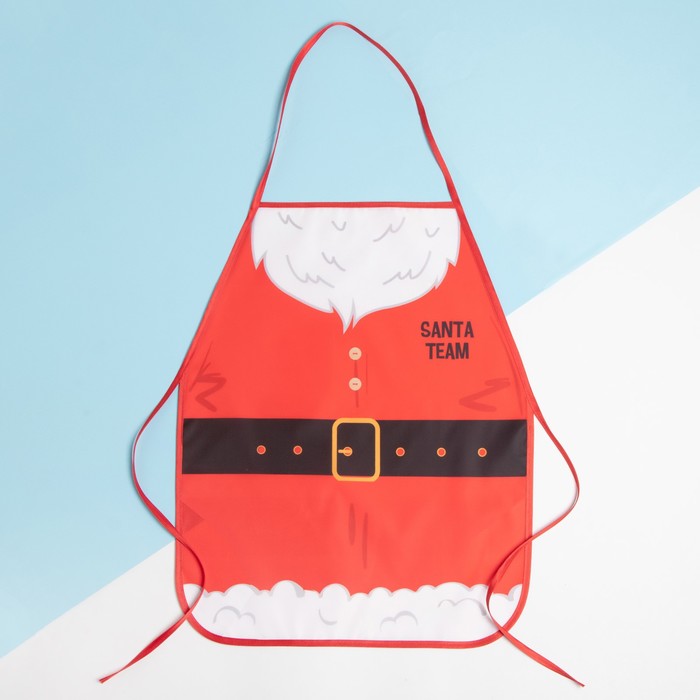 фото Фартук детский для творчества этель santa, 49 х 39 см, 100% полиэстер nobrand